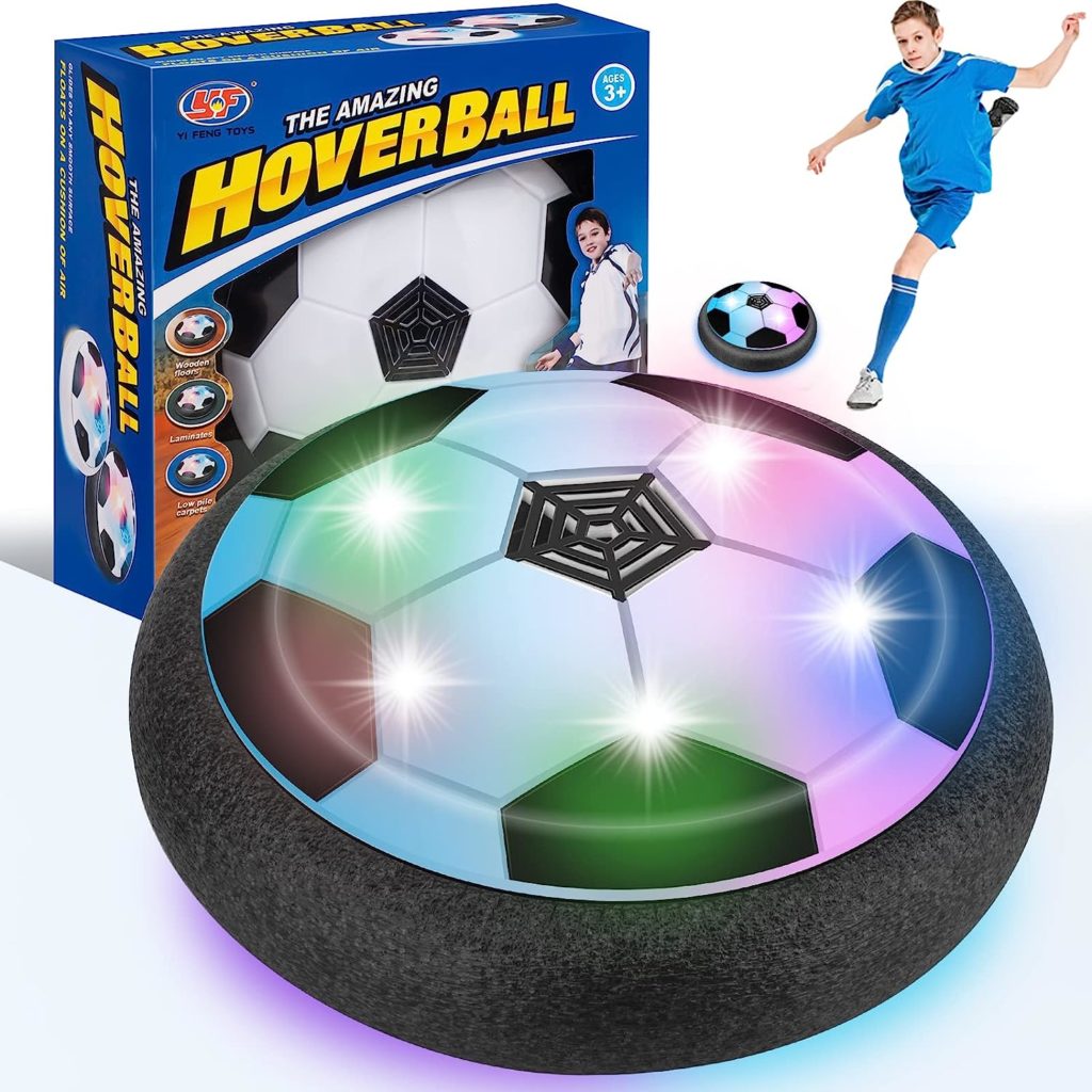 Hover Disk Football Multi-color Lighting Indoor Floating Hoverball Air ...